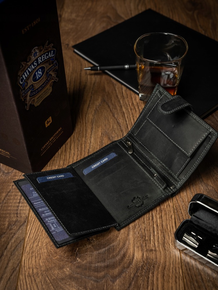 Гаманець чоловічий Buffalo Wild N4L-B-MHU BLACK Гаманець чоловічий Buffalo Wild N4L-B-MHU BLACK